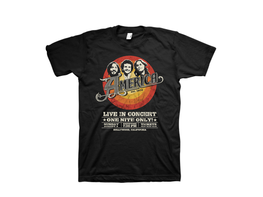 America - Live In Concert Tee