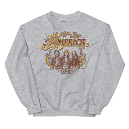 America - Band Badge Logo - Unisex Sweatshirt