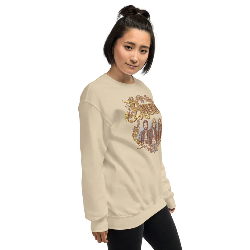 America - Band Badge Logo - Unisex Sweatshirt