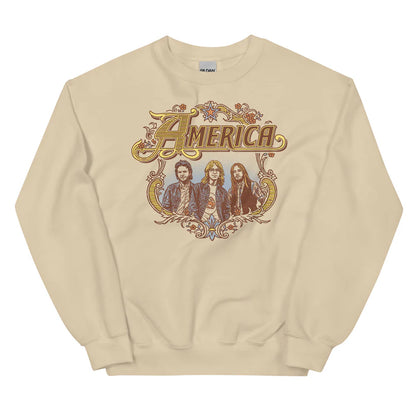 America - Band Badge Logo - Unisex Sweatshirt