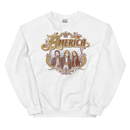 America - Band Badge Logo - Unisex Sweatshirt