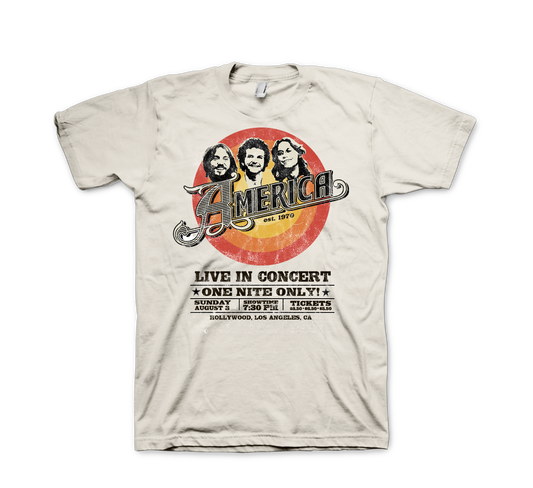 America - Live In Concert Tee