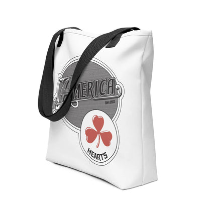 America - Hearts Tote Bag