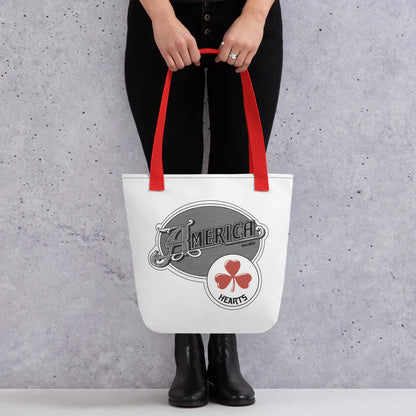 America - Hearts Tote Bag