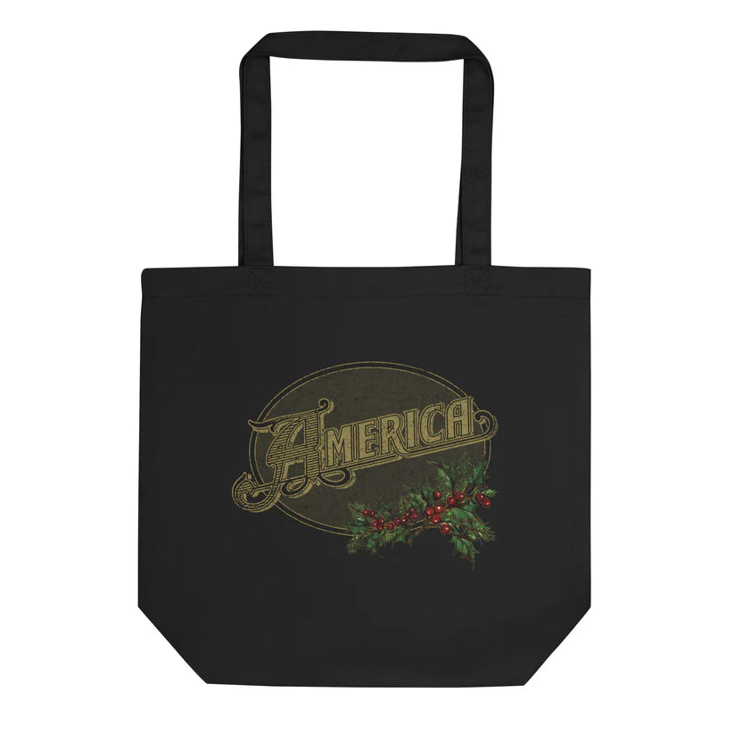 America - Vintage Logo - Holiday Eco Tote Bag