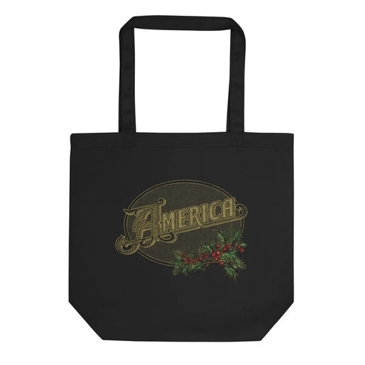 America - Vintage Logo - Holiday Eco Tote Bag