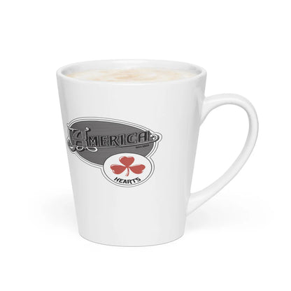 America - Hearts Latte Mug
