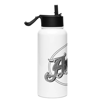 America - Stainless Steel Water Bottle With A Straw Lid