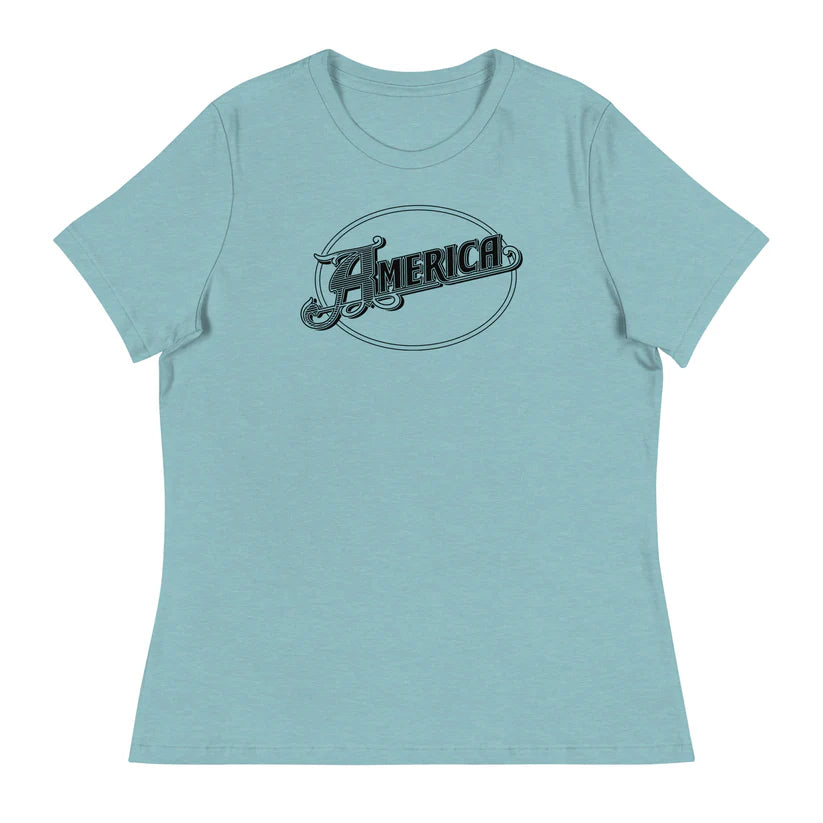 America - Logo - Women's Relaxed Tee