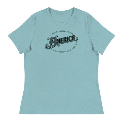 America - Logo - Women's Relaxed Tee