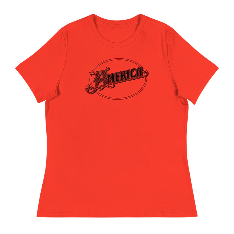 America - Logo - Women's Relaxed Tee